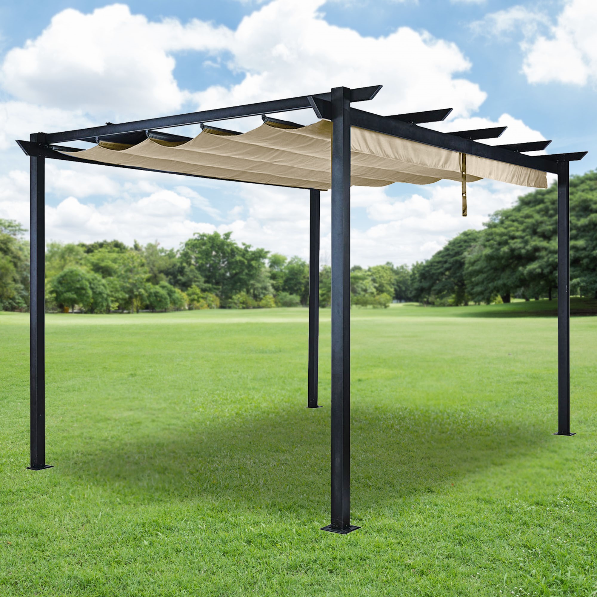 Replacement Canopy For Bmr Aluminum Pergola Riplock 350 Garden