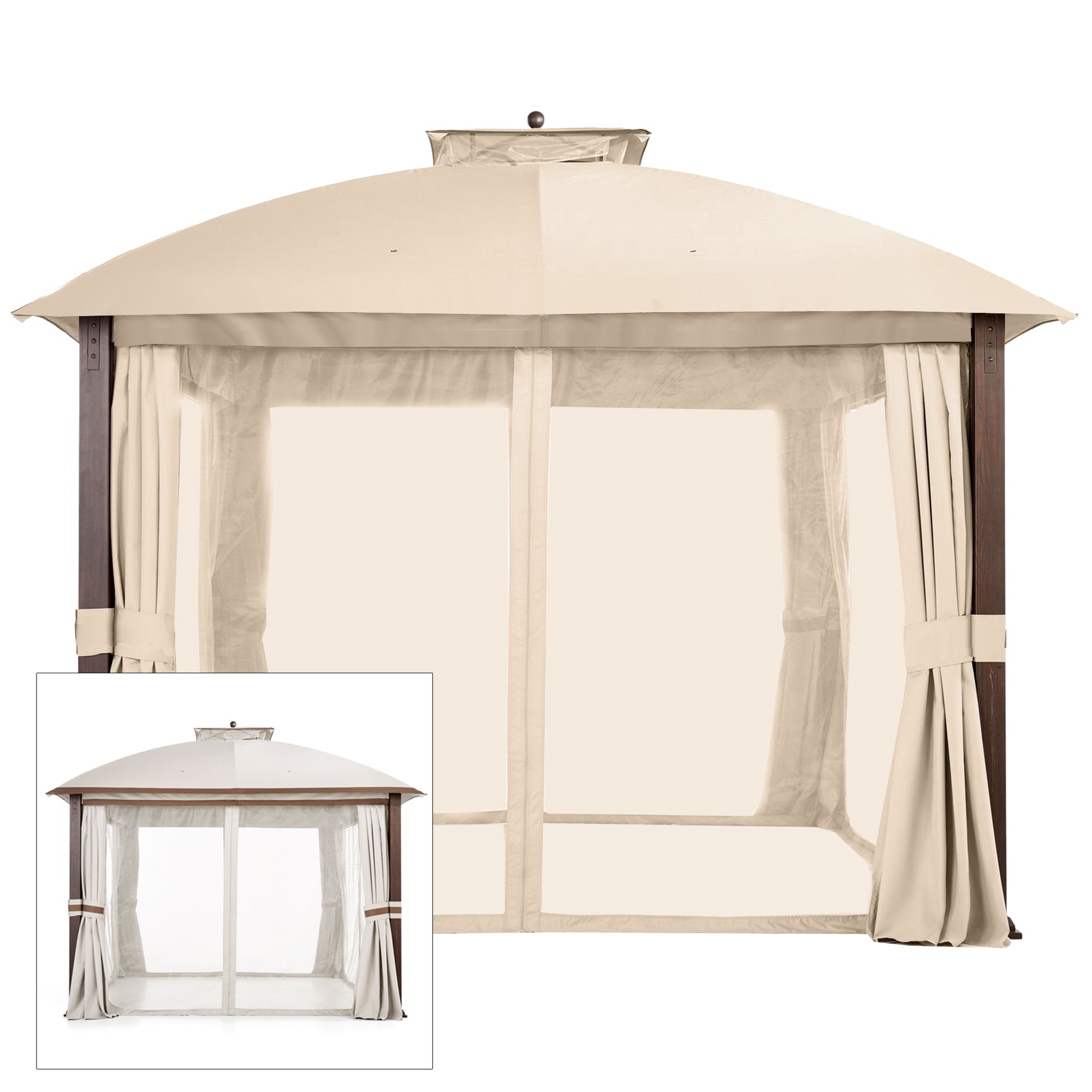 Replacement Canopy for Venice Gazebo 10 x 10 - Riplock 350