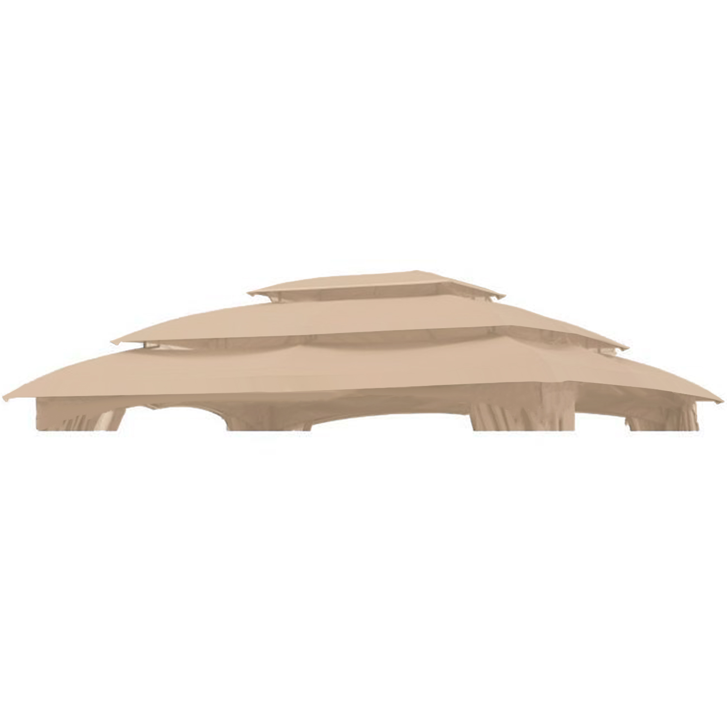 Replacement Canopy for Curved Triple Tier Gazebo - Riplock 350