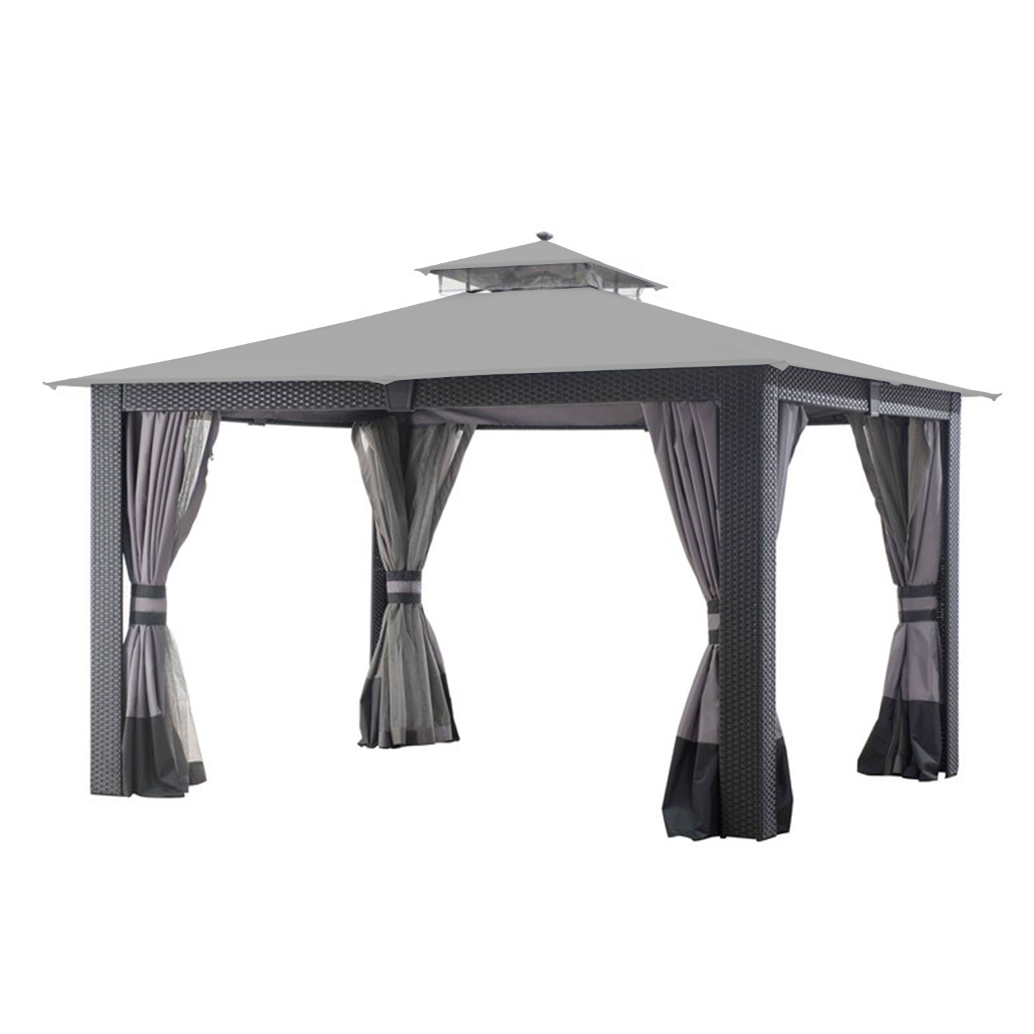 Replacement Canopy for AR Two Tiered Wicker Gazebo LGZ815PSTC2