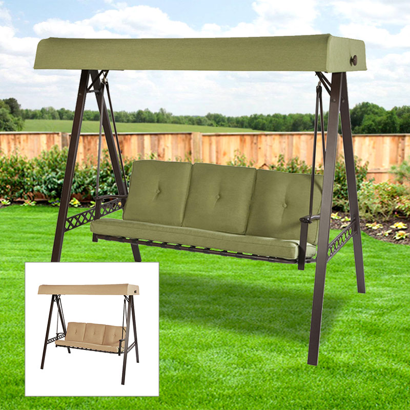 Replacement canopy for 3 person swing top