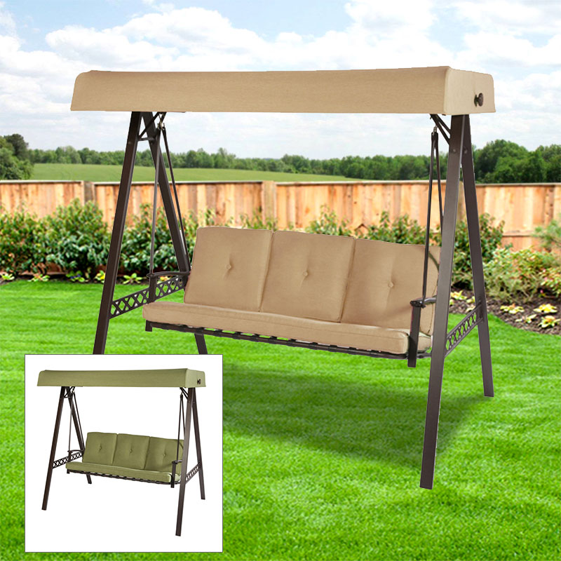 Replacement Canopy for 3 Person Swing - Beige - RipLock Garden Winds CANADA