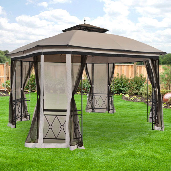 Replacement Canopy for Bay Finial Gazebo - RipLock 350