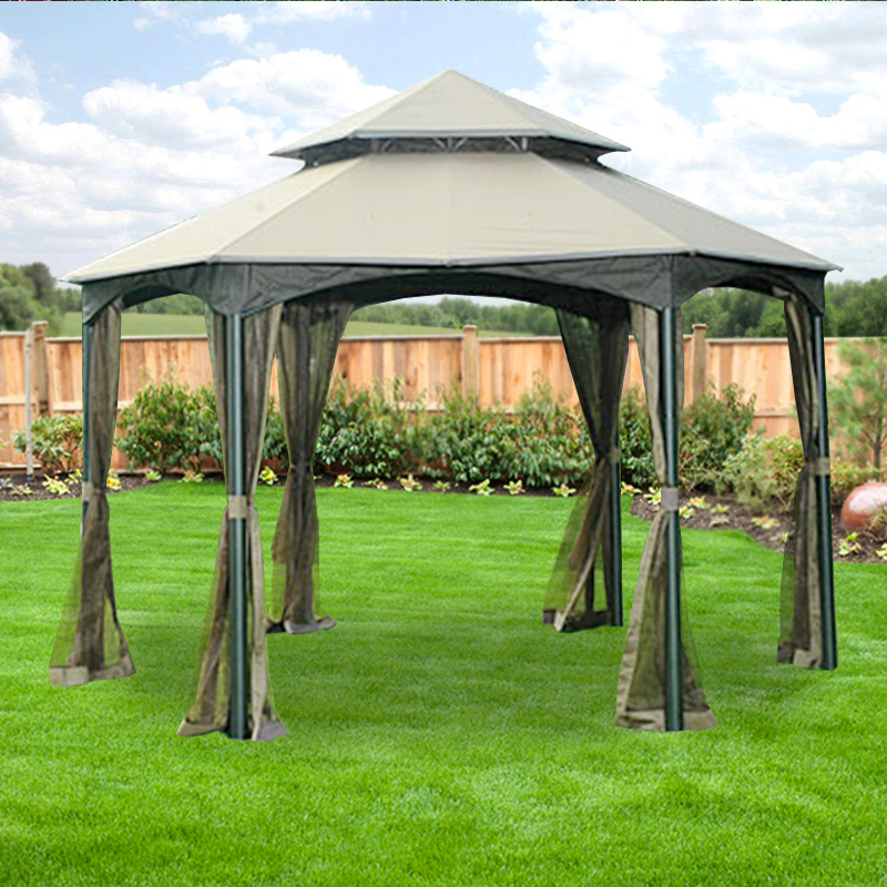 Replacement Canopy for Southbay Hex Gazebo - RipLock 350