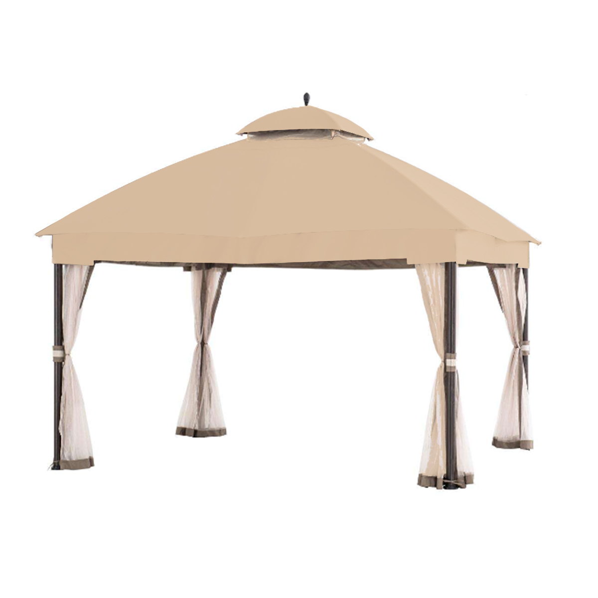 Replacement Canopy for LA Fabric Domed Gazebo - RipLock 350