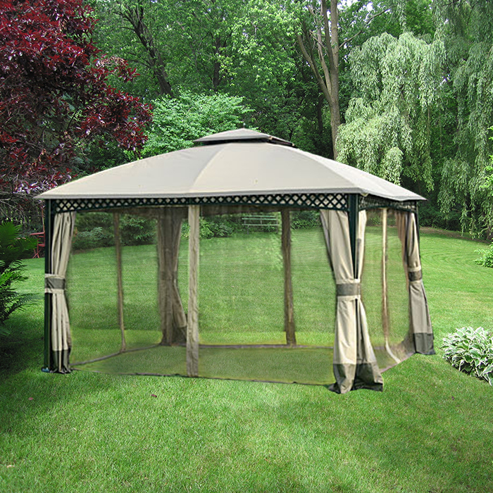 Windsor Dome Gazebo Garden Winds, Garden Winds Replacement Canopy For The Windsor Gazebo Standard 350 Beige