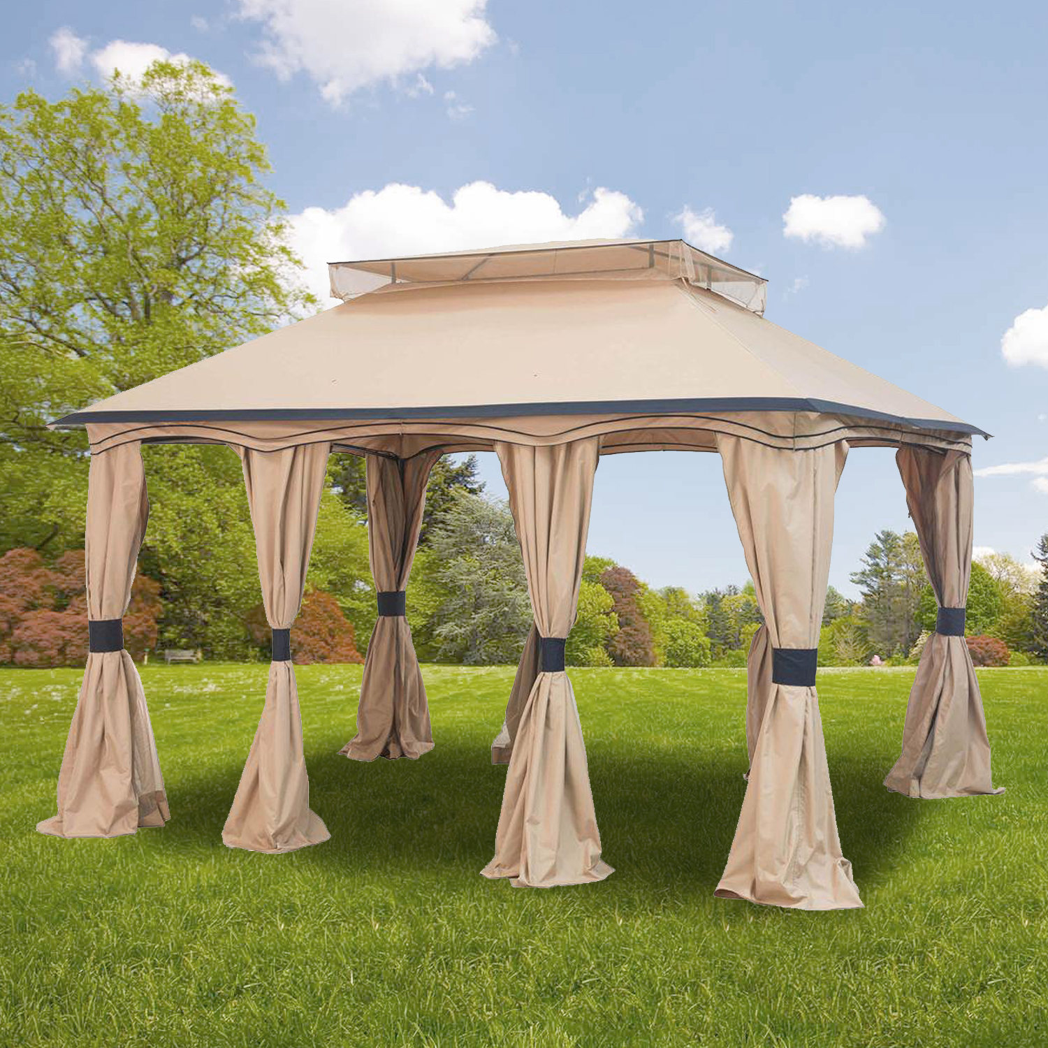 Replacement Canopy for Cabana Gazebo - Riplock 350