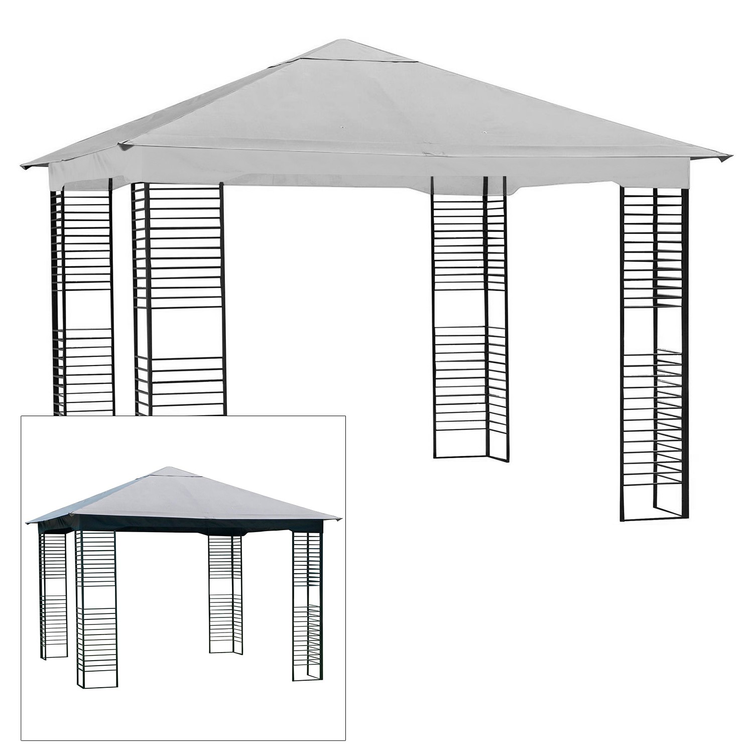Replacement Canopy for Metropolis Gazebo - Riplock 350