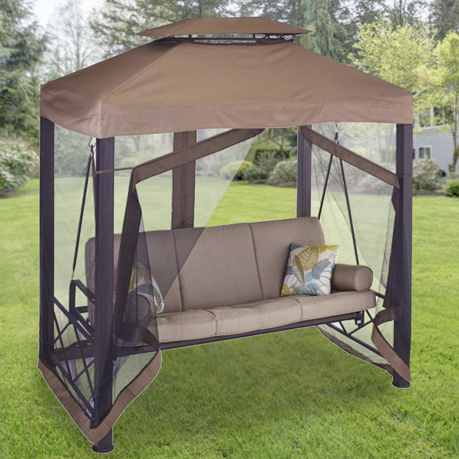 Valencia Monterey Swing Garden Winds, Outdoor Swing Canopy Replacement Canada