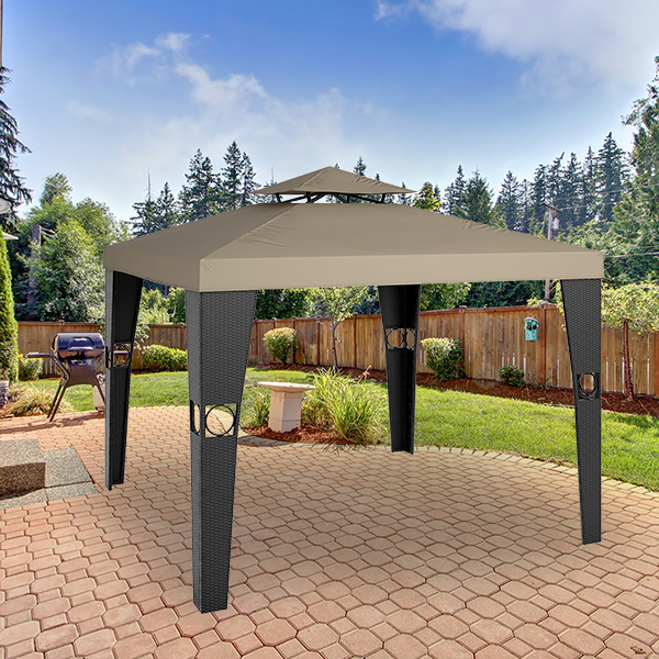 Replacement Canopy for CorLiving Riverside Gazebo - RipLock 350