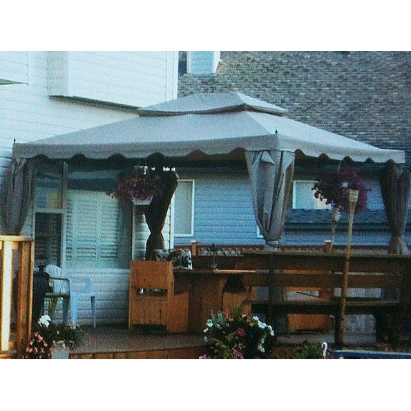 Costco Home Casual 10 x 12 Scalloped Repl Canopy and Netting