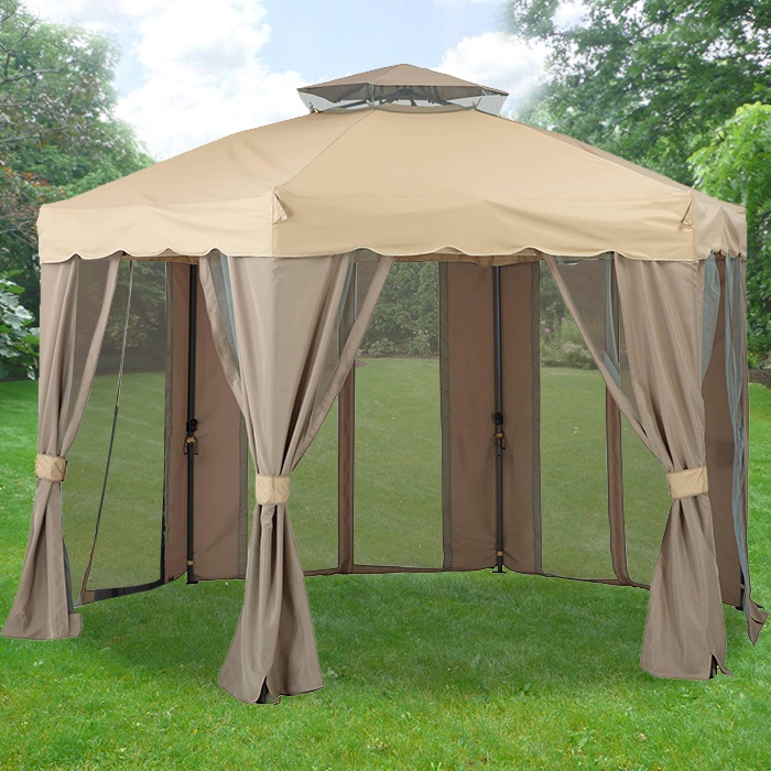 Replacement Canopy for Gilded Grove Gazebo - RipLock 350