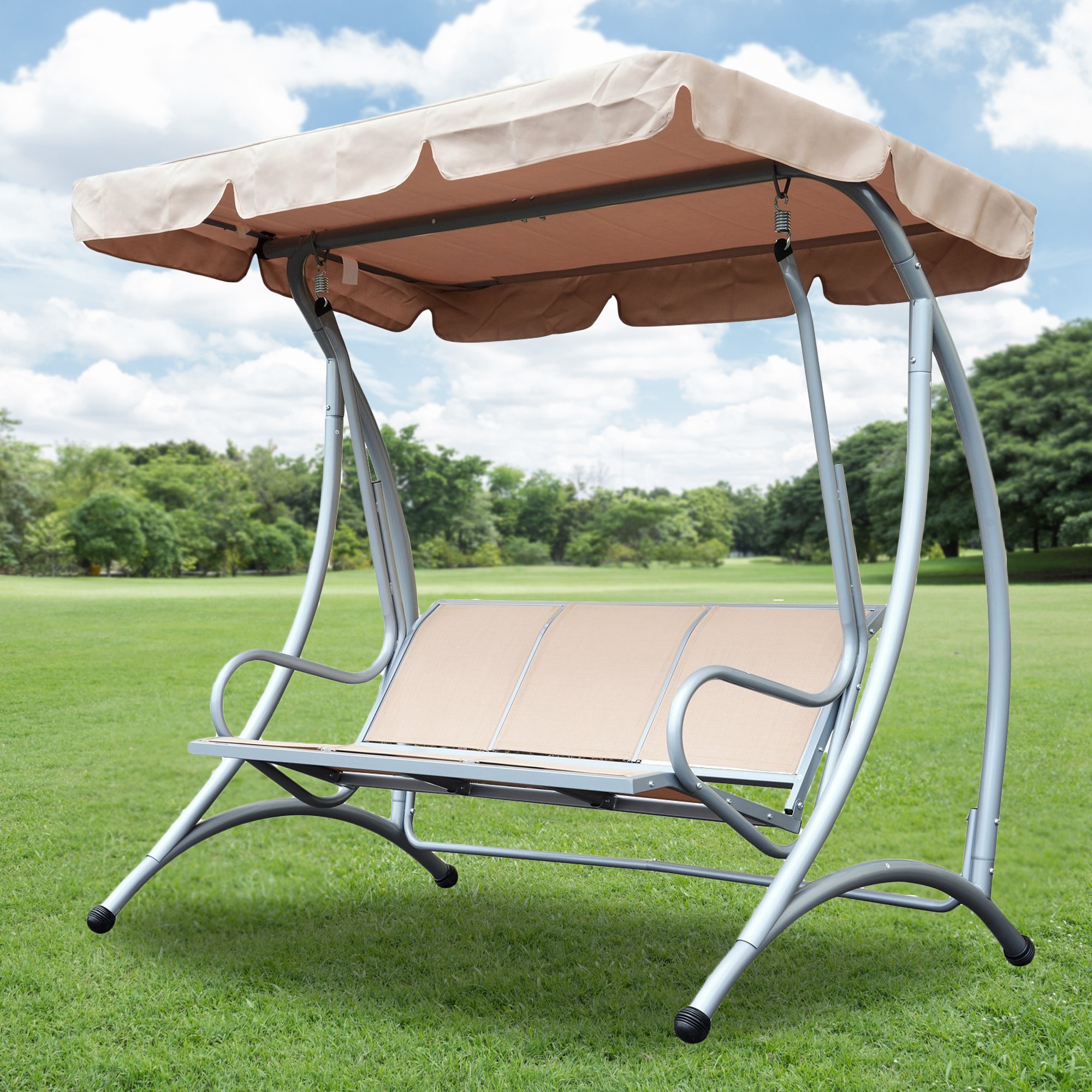 Replacement Canopy for US84A-0530131 Outsunny Three Person Steel