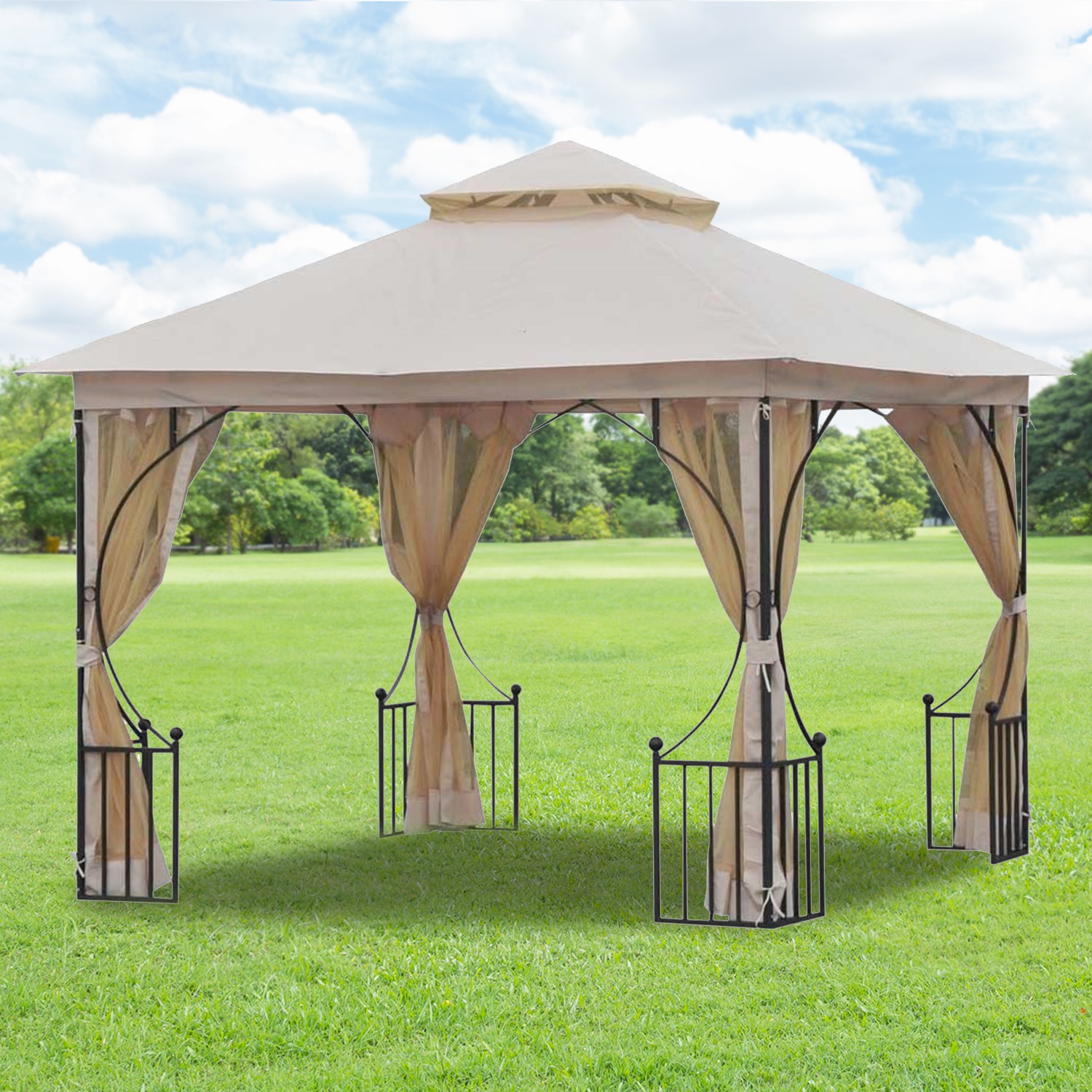 Replacement Canopy for 84C-005 Archway Gazebo - Riplock 350