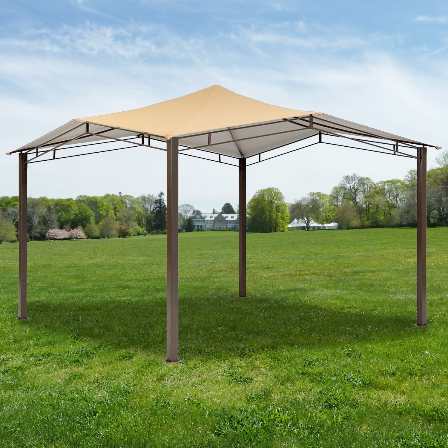 Replacement Canopy for ShelterLogic Sequoia Gazebo - Riplock 350