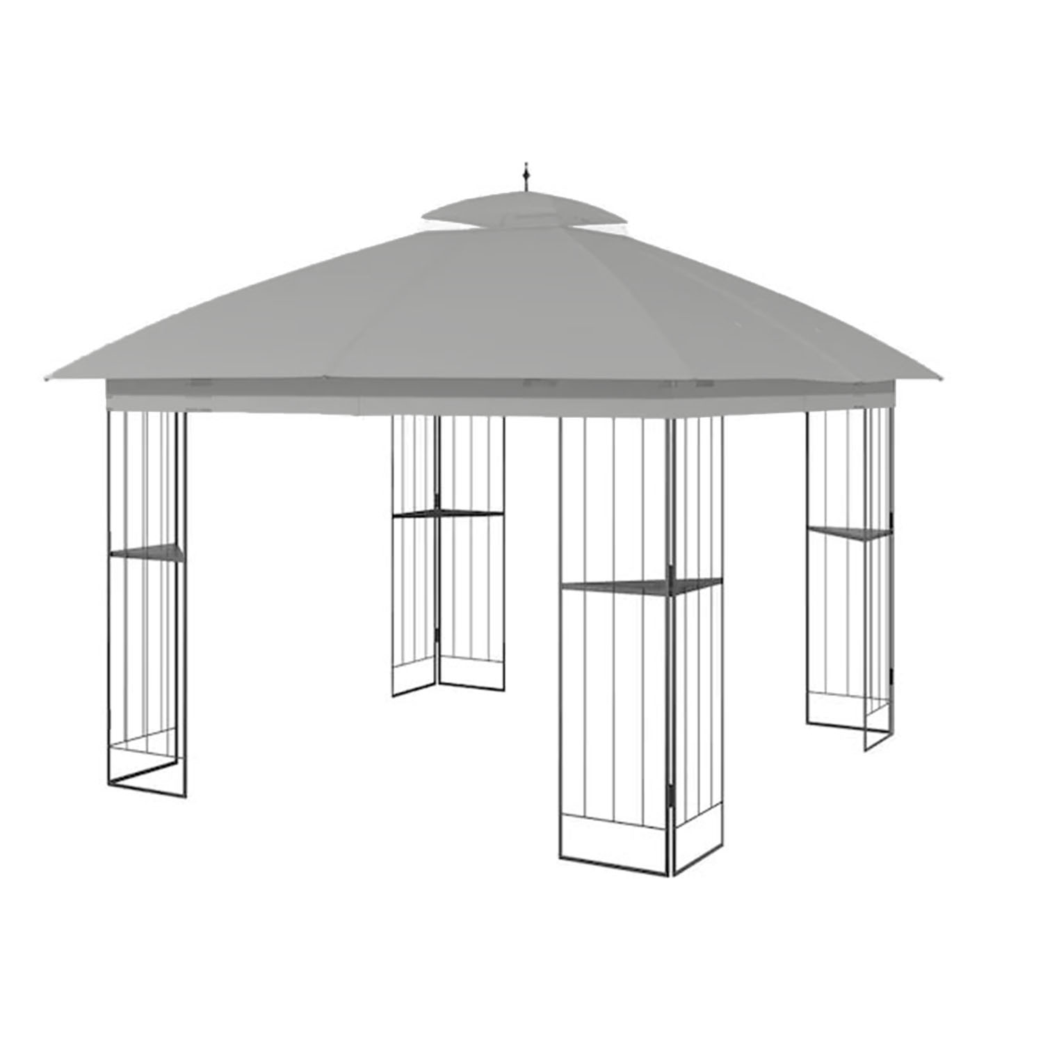 Replacement Canopy for Style Selections 10ft Gazebo -TPGAZ9116AB