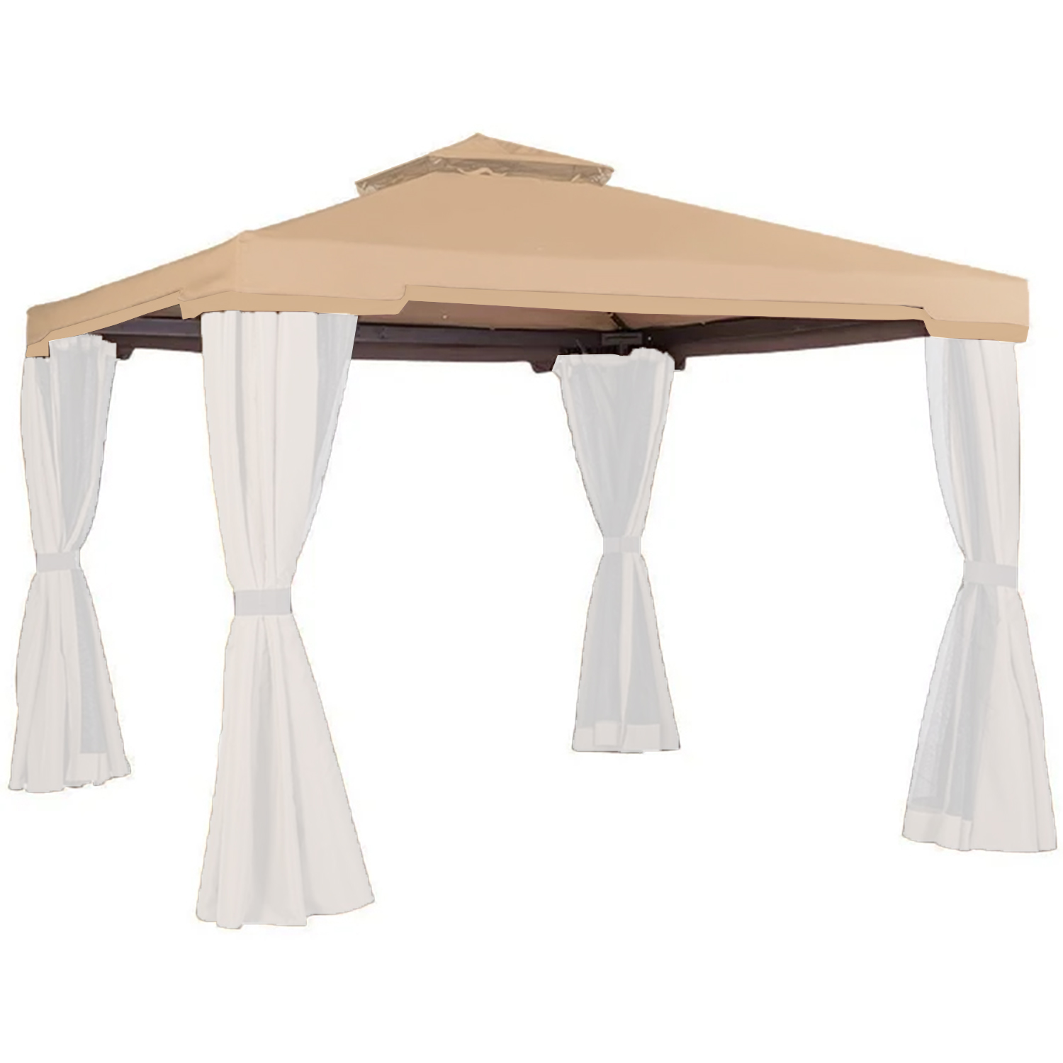 Replacement Canopy for F008007B64 10x10 Gazebo - Riplock 350