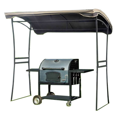 Replacement Canopy for Curved Grill Shelter
