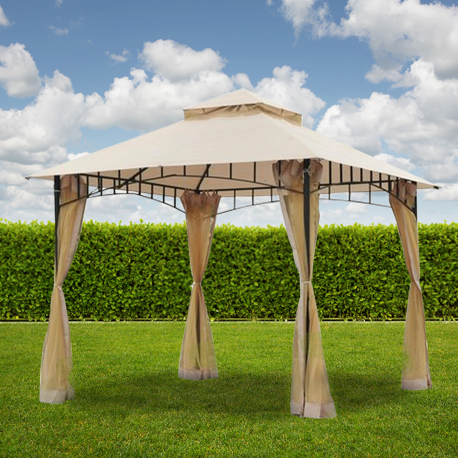 Replacement Canopy for 84C-010 10ft Two Tiered Gazebo - Riplock