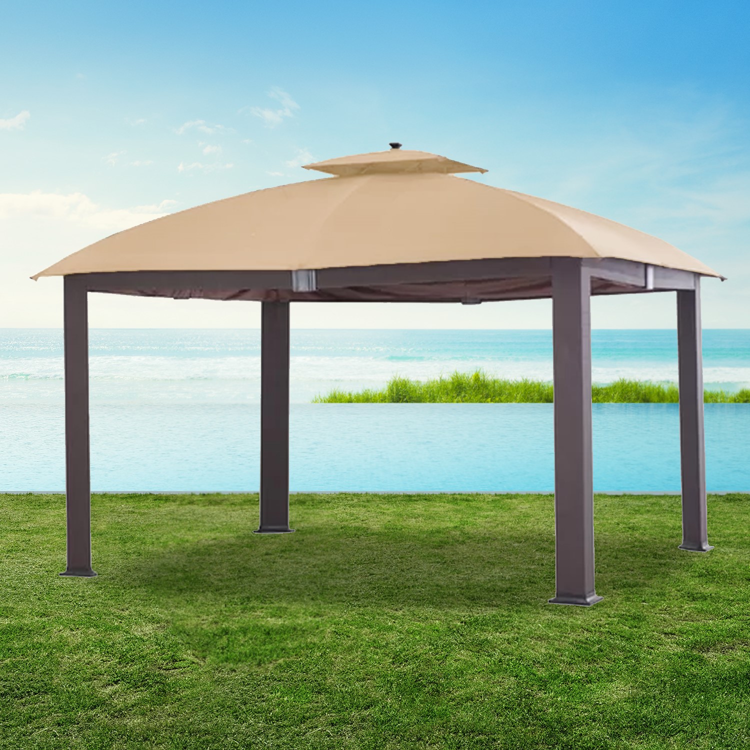 Replacement Canopy for L-GZ1081PCO-A Halcombe Gazebo - Riplock 3