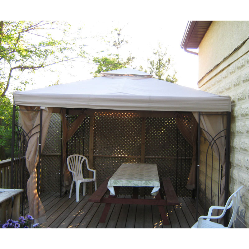 Home Depot 10 X 10 Trellis Gazebo Replacement Canopy Garden Winds Canada