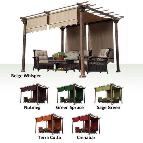 Universal Designer Replacement Pergola Shade Canopy II